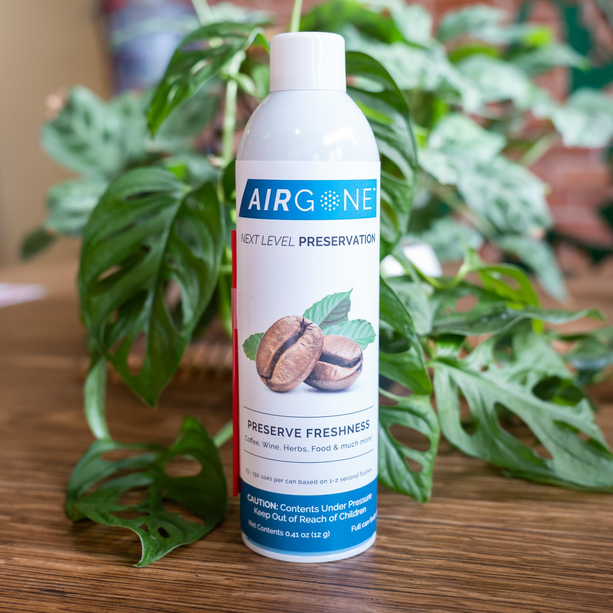 Fresh-Port Wine Topper shown with AirGone for odorless protection of wine.