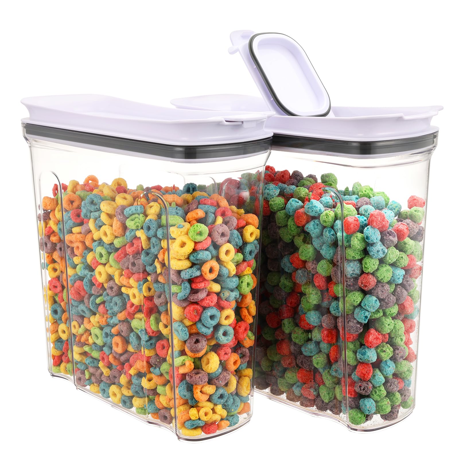 FreshKeeper cereal container with airtight lid for fresh mornings