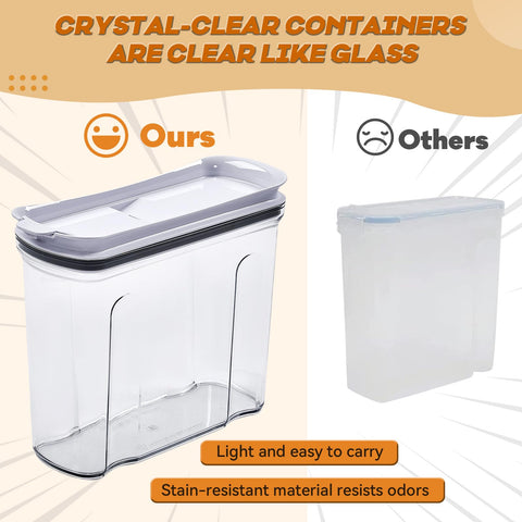 FreshKeeper ergonomic grip container for comfortable handling
