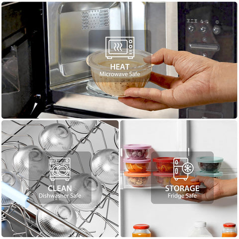 Freshmage lid design helps identify contents at a glance.