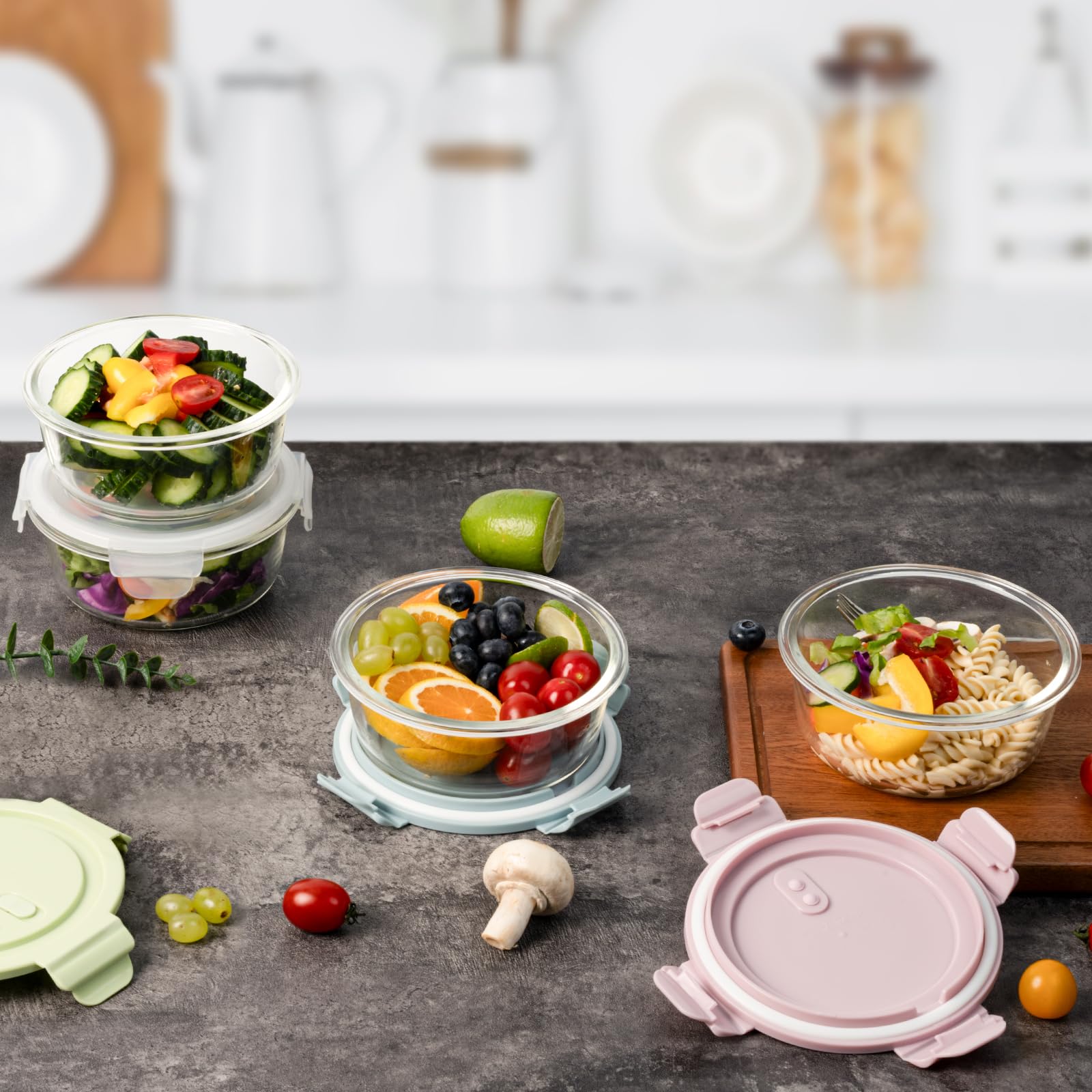Freshmage dishwasher safe glass containers simplify post-cleanup routines.