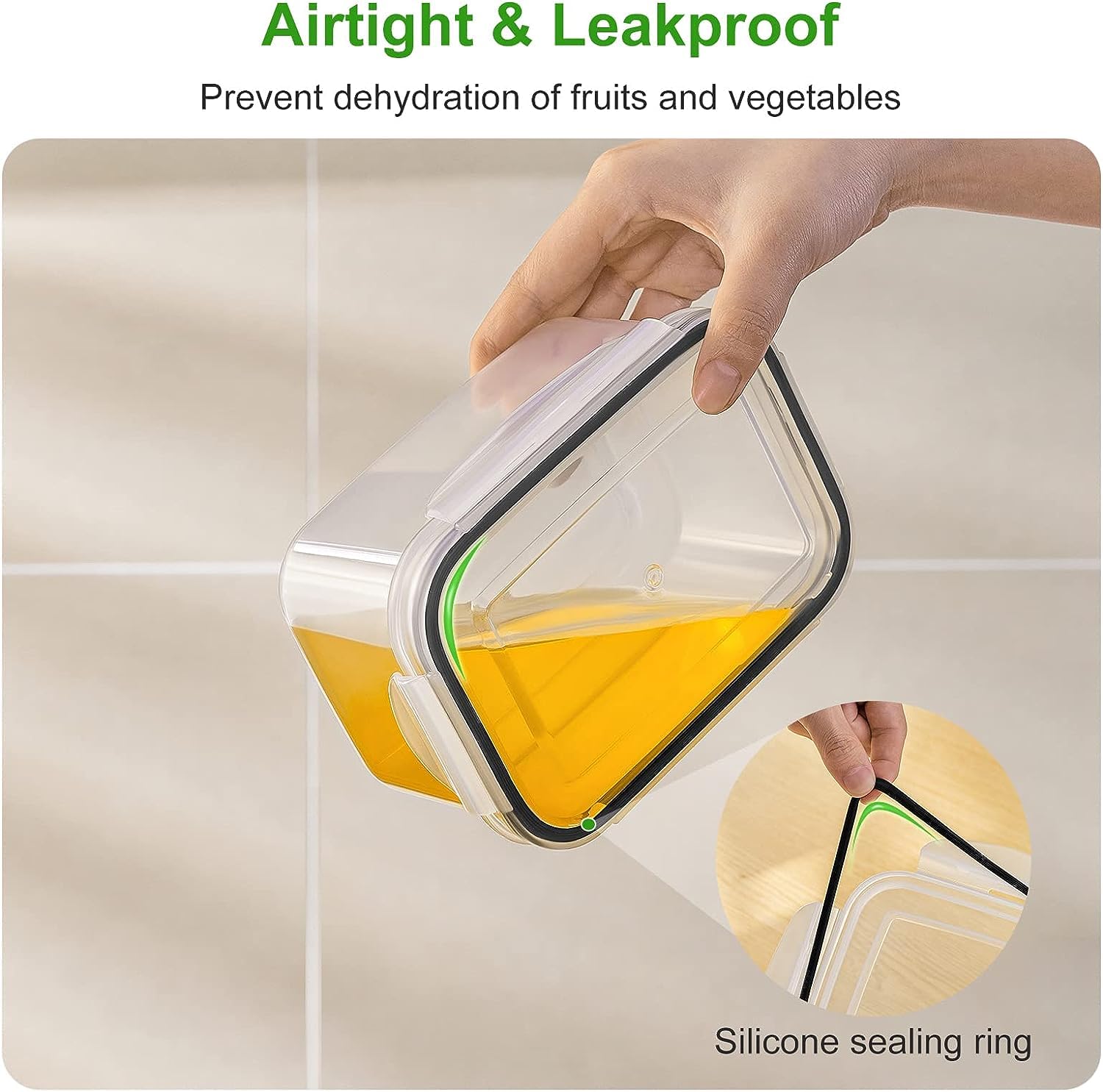 Freshmage dishwasher-safe produce saver highlights easy cleaning and reuse.