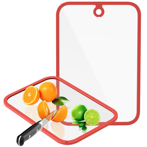 Freshmage glass cutting board large 15x10 offers a roomy prep surface for meat and veg