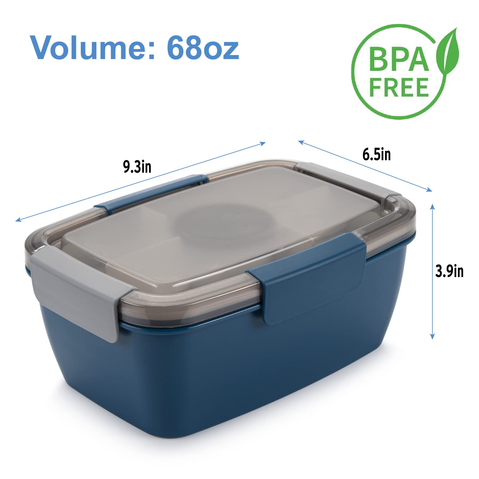 Freshmage blue XL safe material, health-friendly design for daily meals.