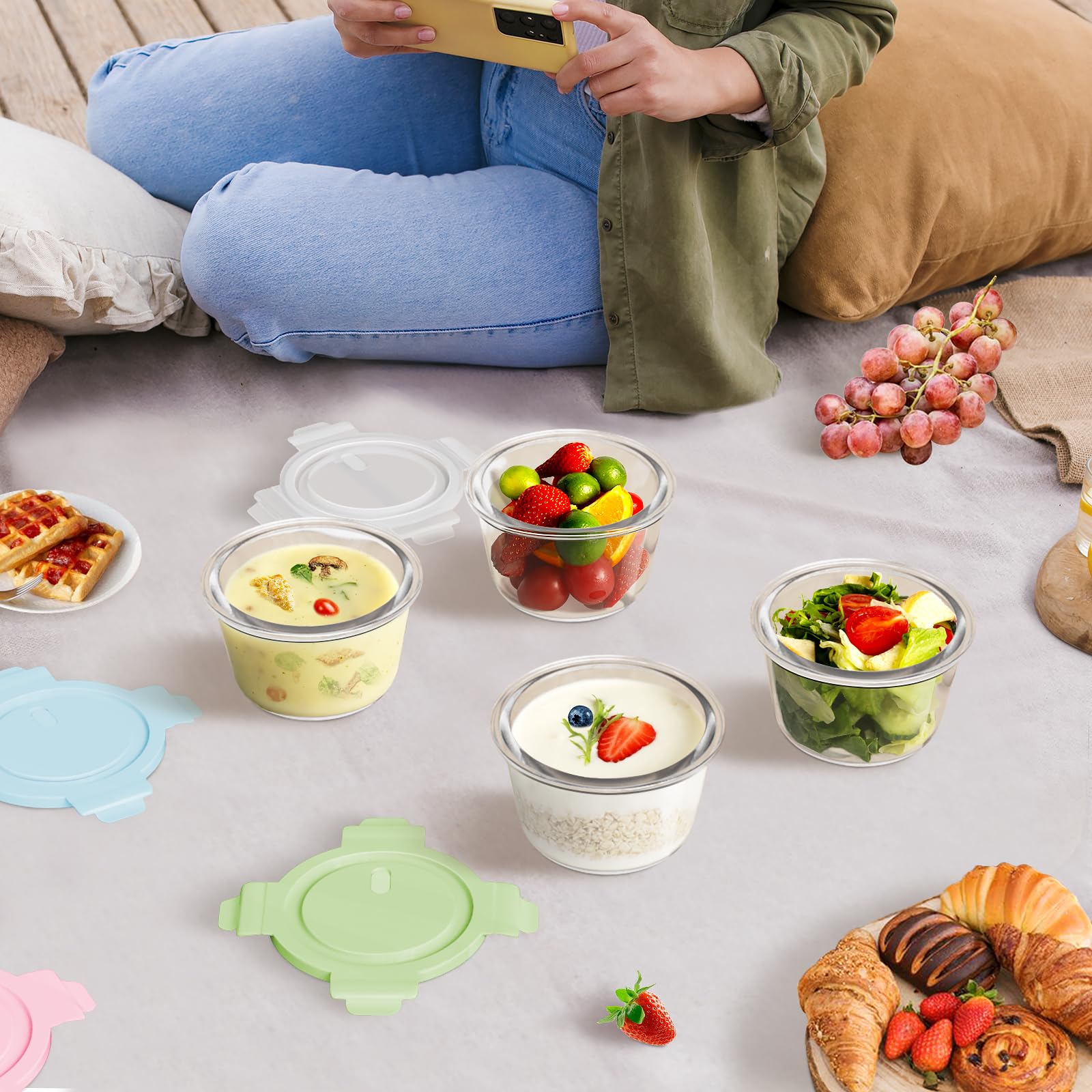 Freshmage leftovers and soups stay fresh with these containers.