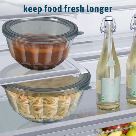 Freshmage 1-6qt glass mixing bowl for big batches and dough