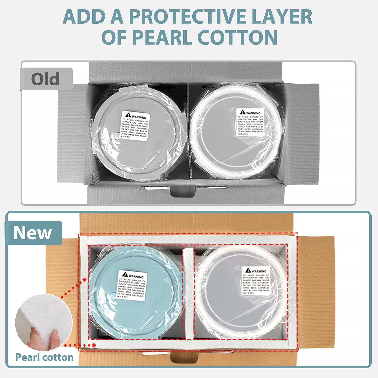 Freshmage airtight glass containers resist stains and odors between uses.
