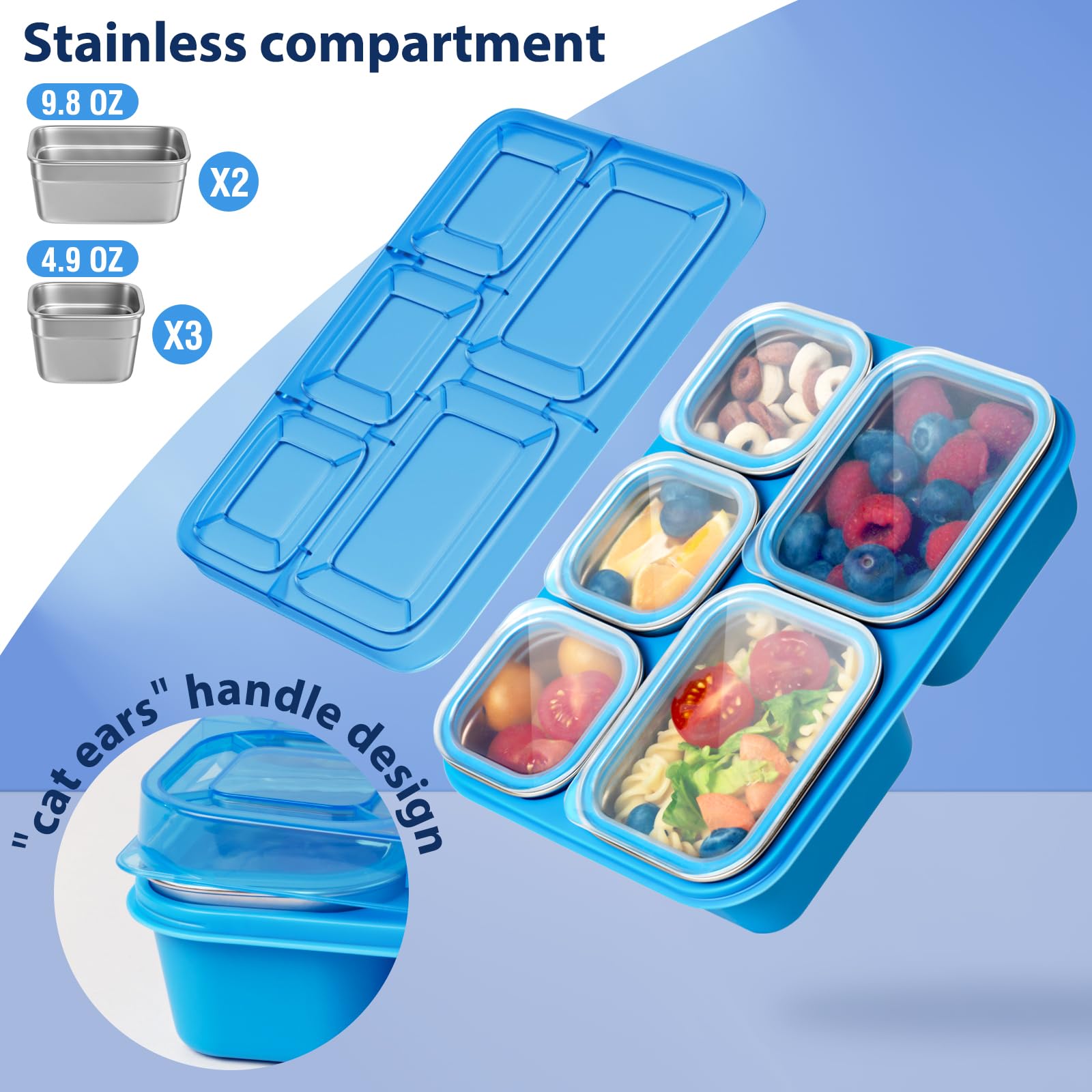 Freshmage pink snackle box adds a cheerful touch to school lunches