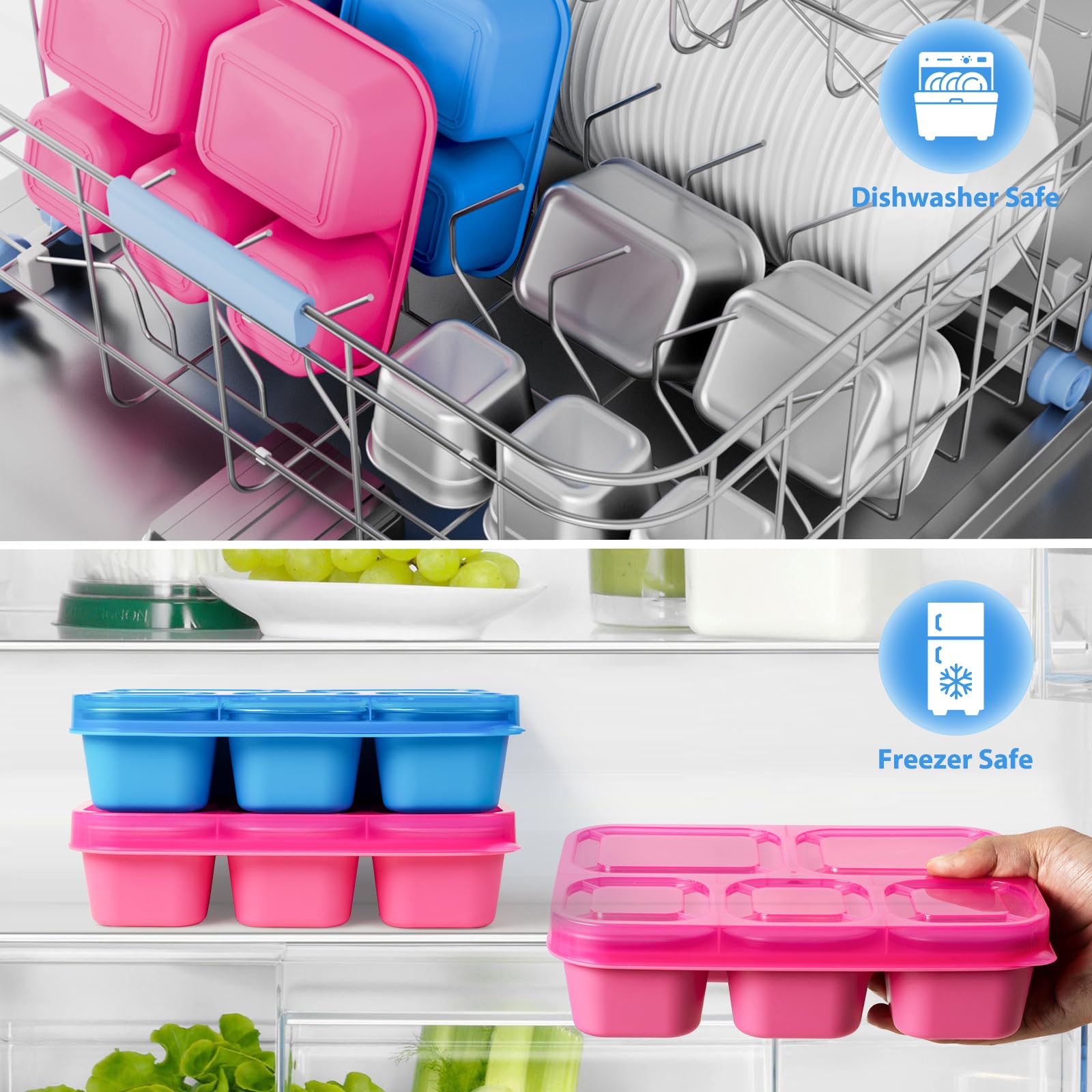 Freshmage snackle box ideal for school, picnics, and travel on the go.