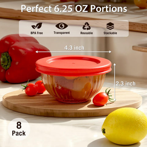 Freshmage glass resists stains and odors for fresh tasting food.