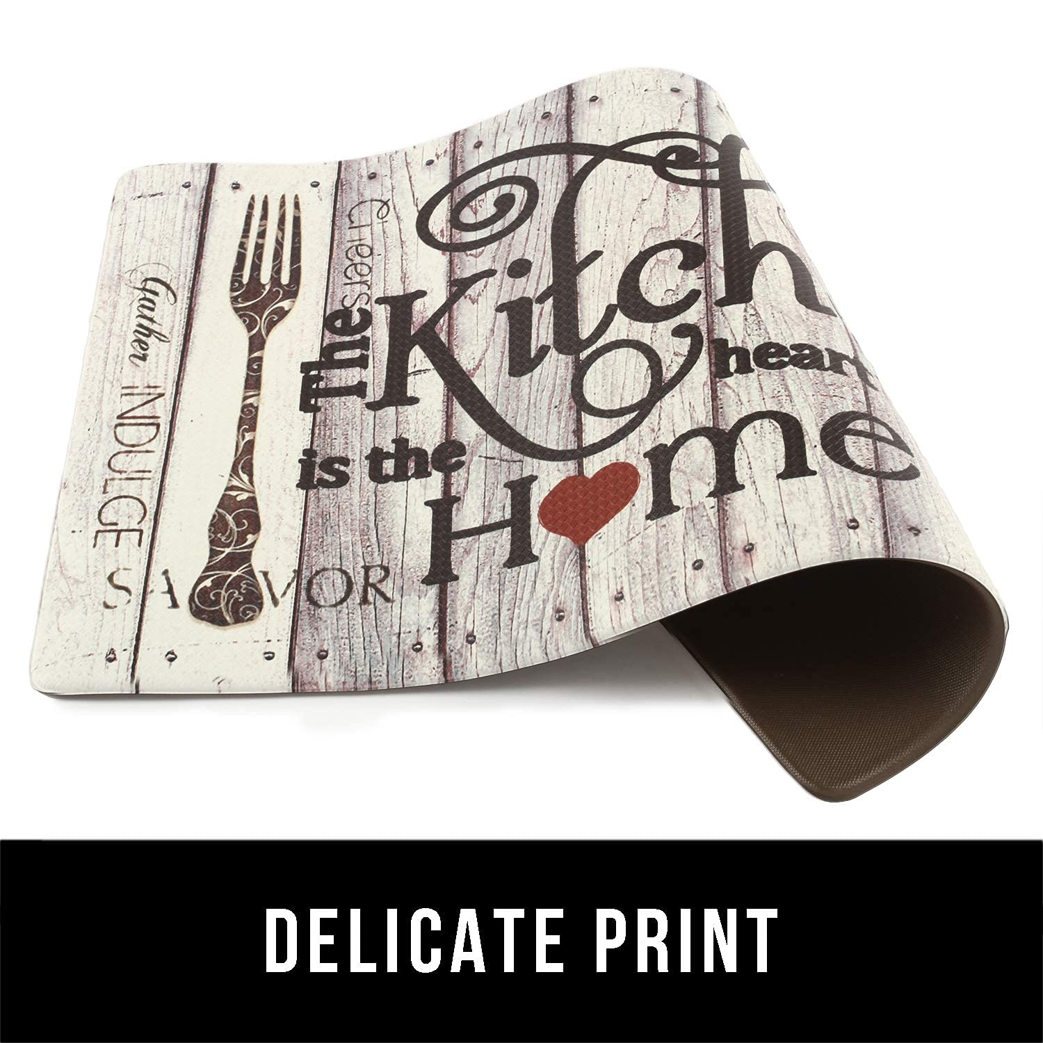 FreshMint easy-clean mat ideal for kitchen and desk.