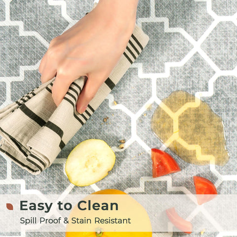 FRESHMINT non-slip backing keeps mats in place on any kitchen floor