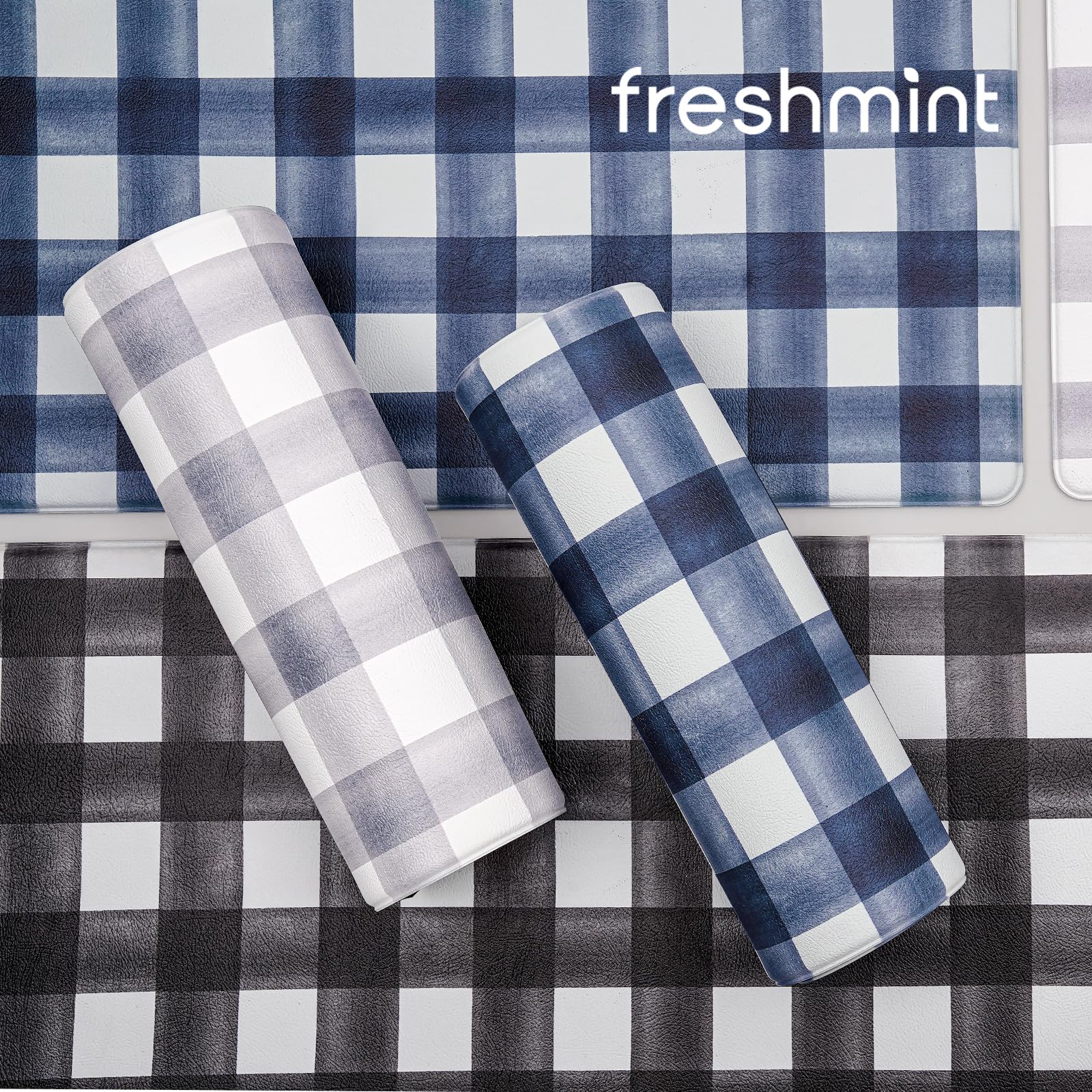 Versatile placement for kitchen, entry, or workspace with FRESHMINT mat
