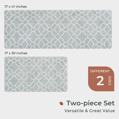 FRESHMINT trellis pattern adds vintage style to kitchen decor