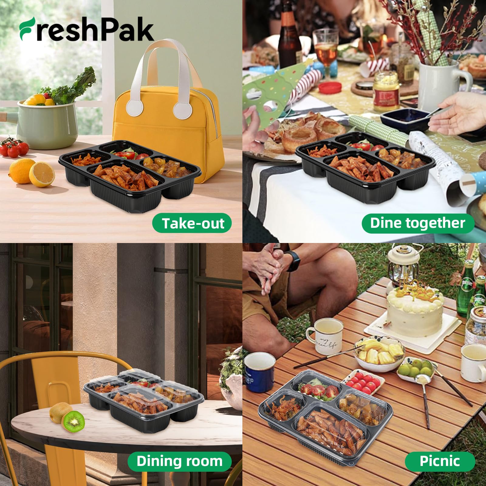 FRESHPAK 40-pack set ideal for weekly meal planning and batch cooking.