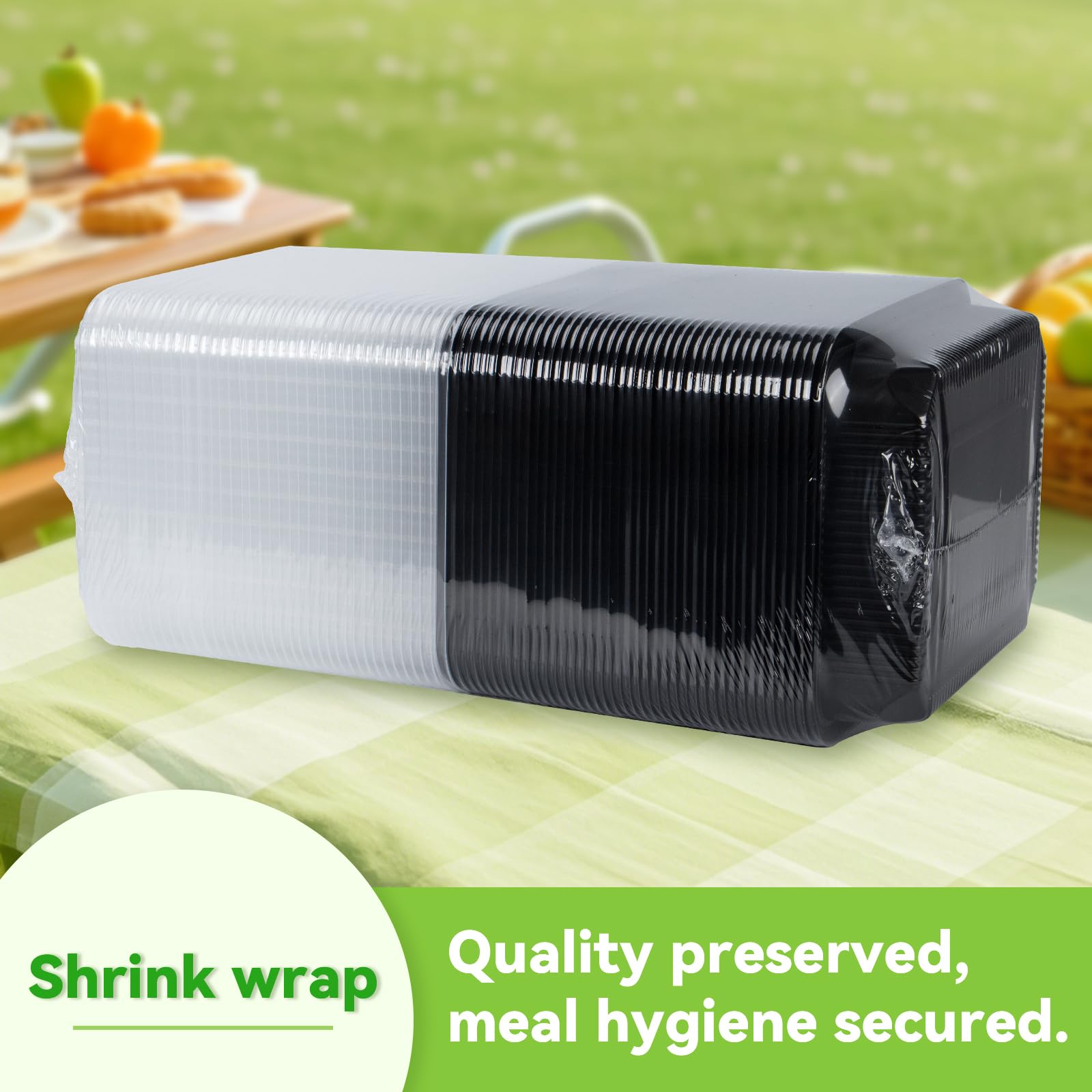 FreshPak containers are suitable for freezer and microwave use, ideal for meal prep.