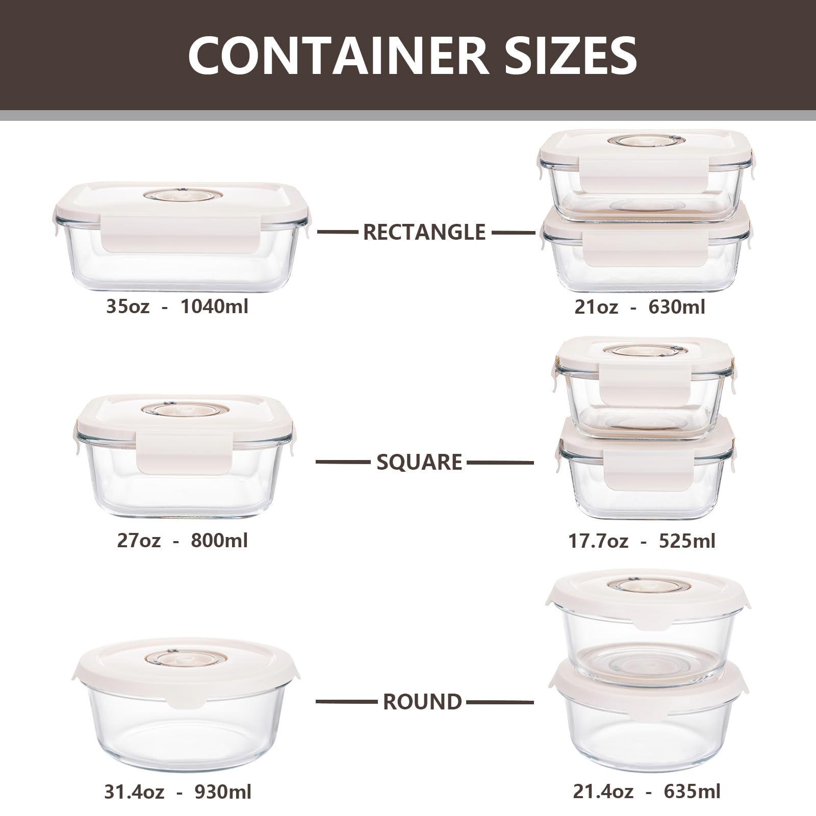 FreshSeal multi-size storage demonstrates versatility for snacks and bulk ingredients.