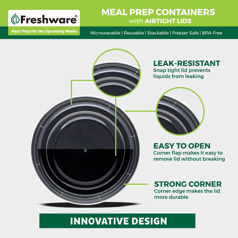 Freshware dishwasher-safe design for easy cleanup after busy days.