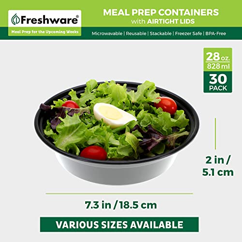 Freshware freezer-safe containers preserve flavor for ready-to-eat meals.