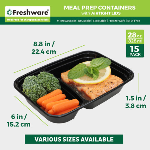 Freshware microwave-safe lunch box for quick reheats.
