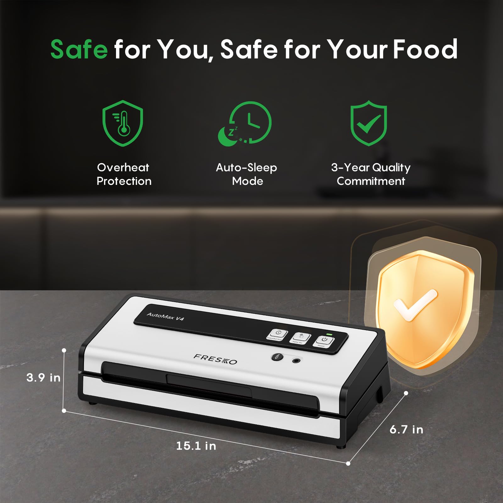 FRESKO compact design with automatic operation for easy daily use.