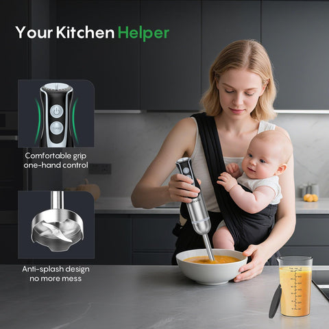 FRESKO BPA-free 700ml beaker included for safe food prep