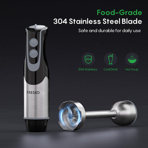 FRESKO ergonomic one-handed grip for comfortable operation