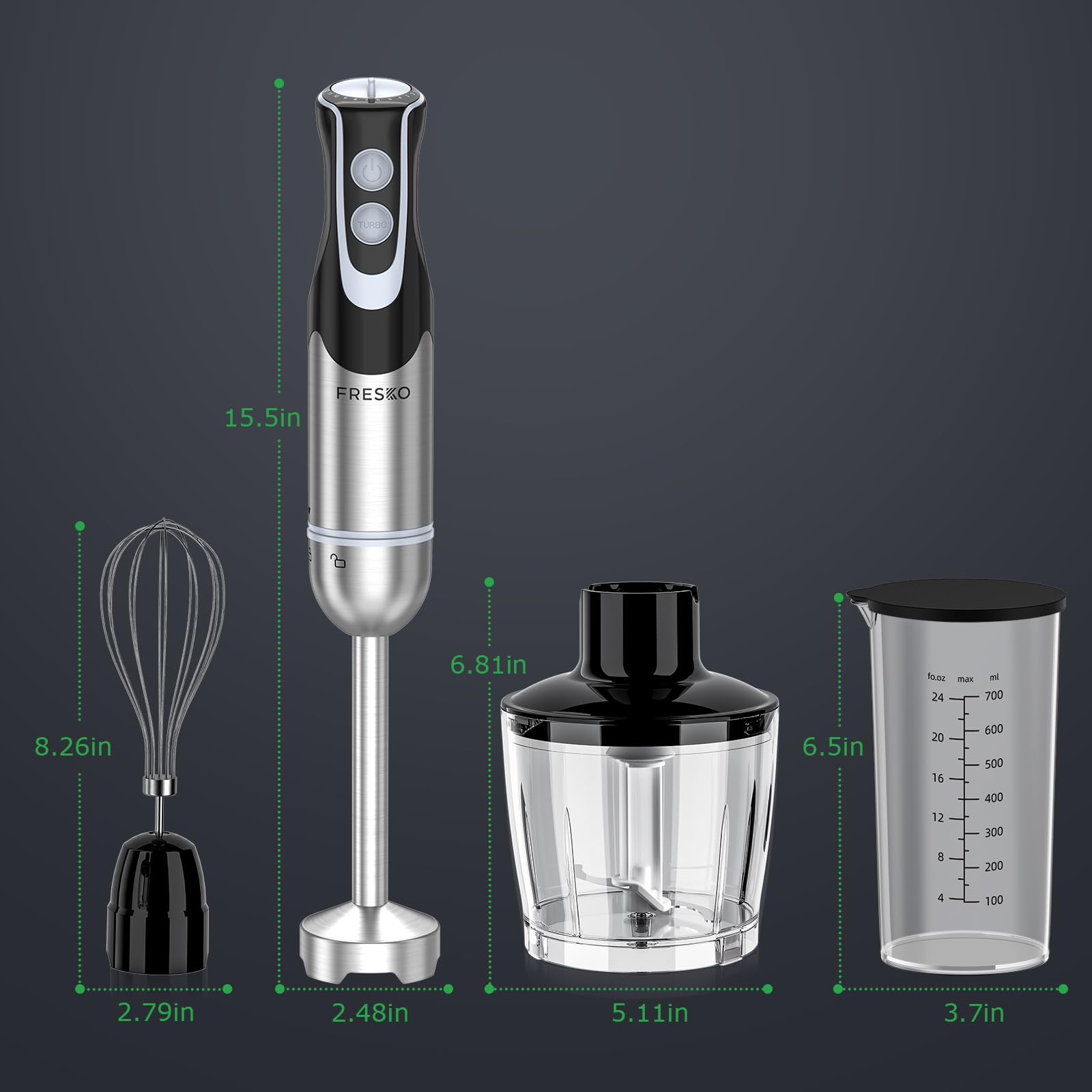 FRESKO turbo mode boosts power for smoother emulsions