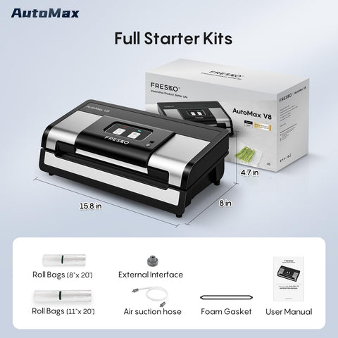 FRESKO Starter kit items and rolls ready for immediate use.