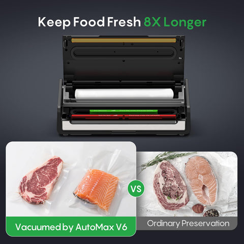 FRESKO vacuum sealer double seal close-up highlights a strong airtight bond