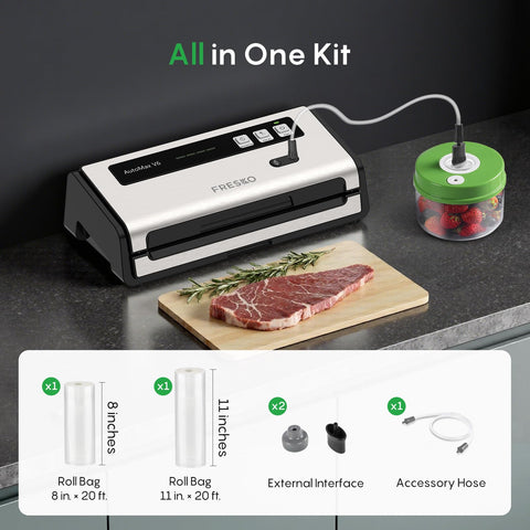 FRESKO vacuum sealer durable construction designed for long-term kitchen use