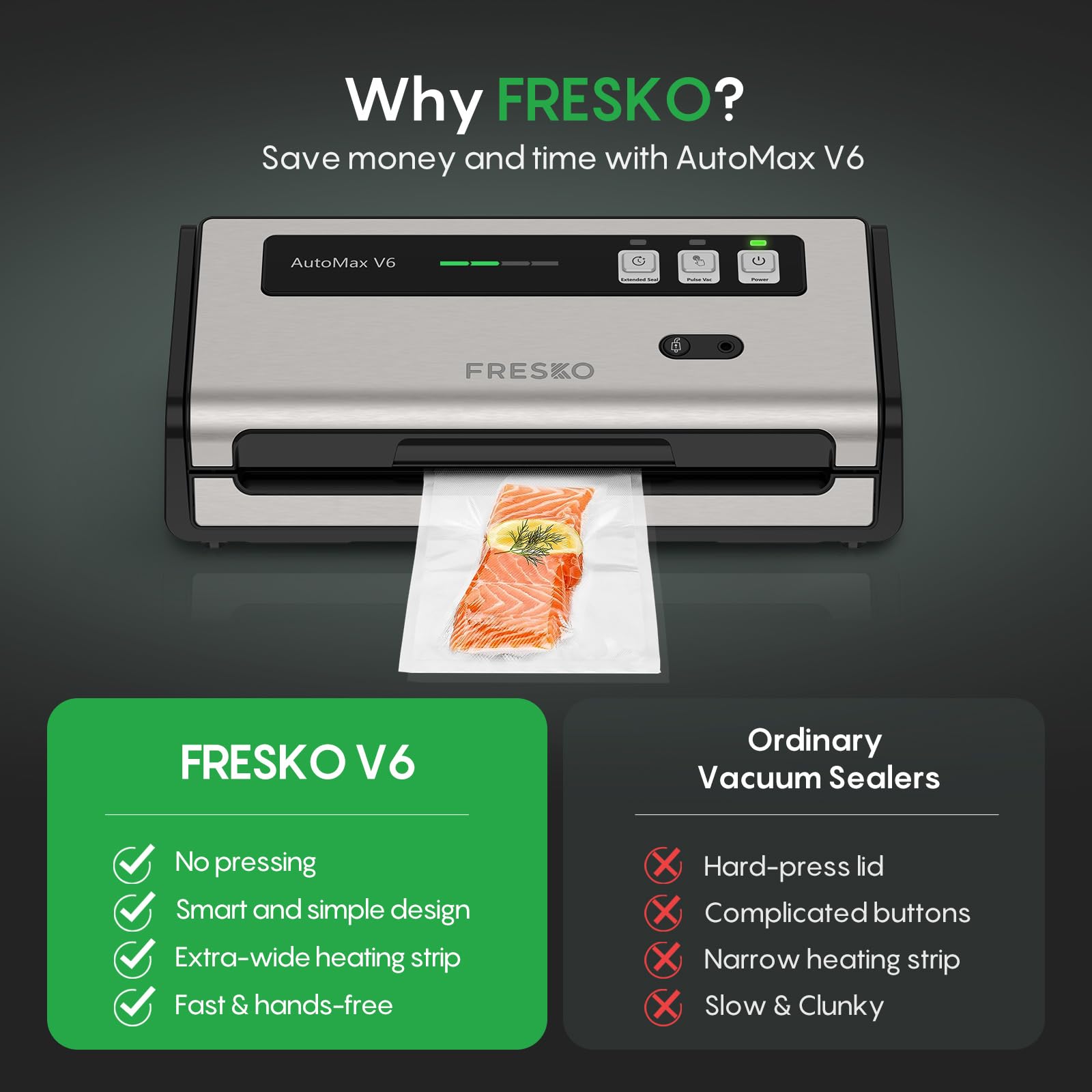 FRESKO starter kit with bags and manual for quick setup and use
