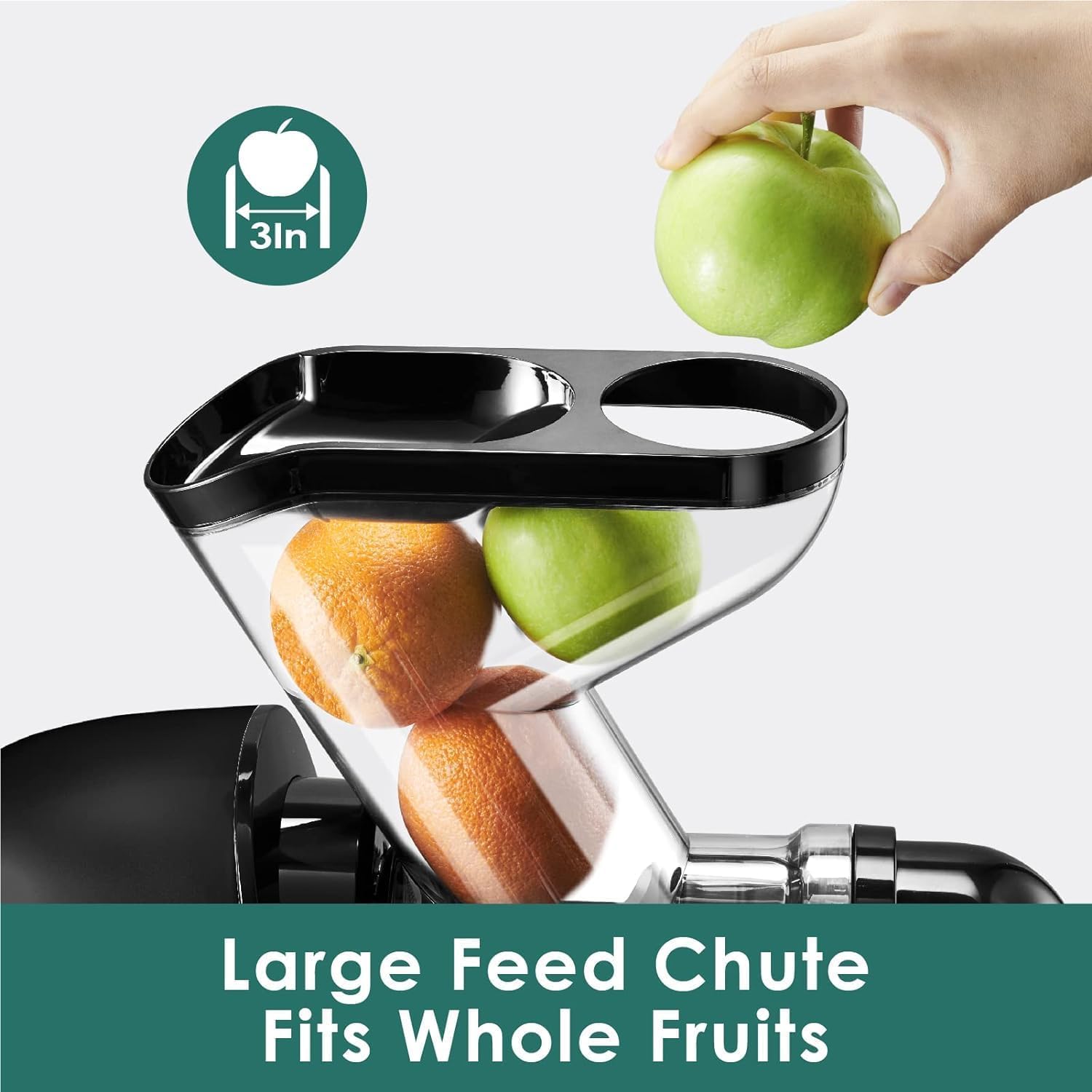 Fretta BPA-free Tritan body preserves juice quality and safety.