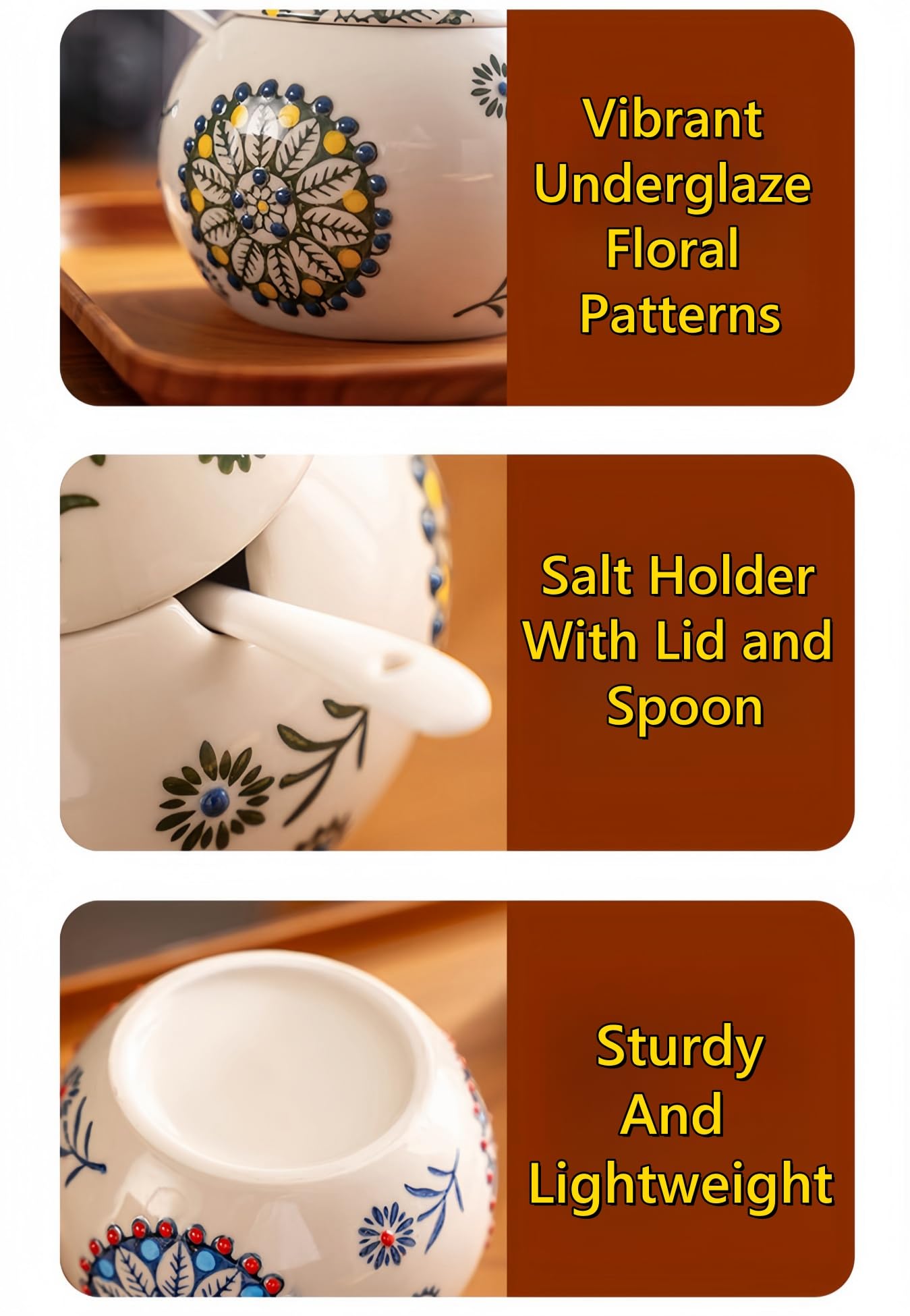 Frezonika multiuse jar for tea bags or small spices near the coffee station.