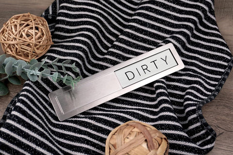 FridayVibez dishwasher magnet close-up highlights corrosion-resistant 304 steel