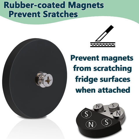 Magnet Mount for Skylight Calendar 15-Inch works on refrigerators and metal surfaces with strong hold.