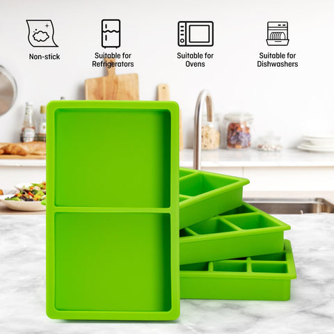 Friheten dividers fit Harvest Right trays, enabling batch processing of different foods.