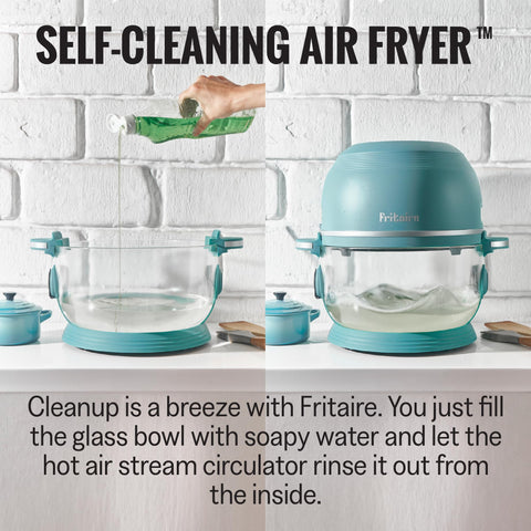 Fritaire BPA-free and Teflon-free materials promote safer family cooking.