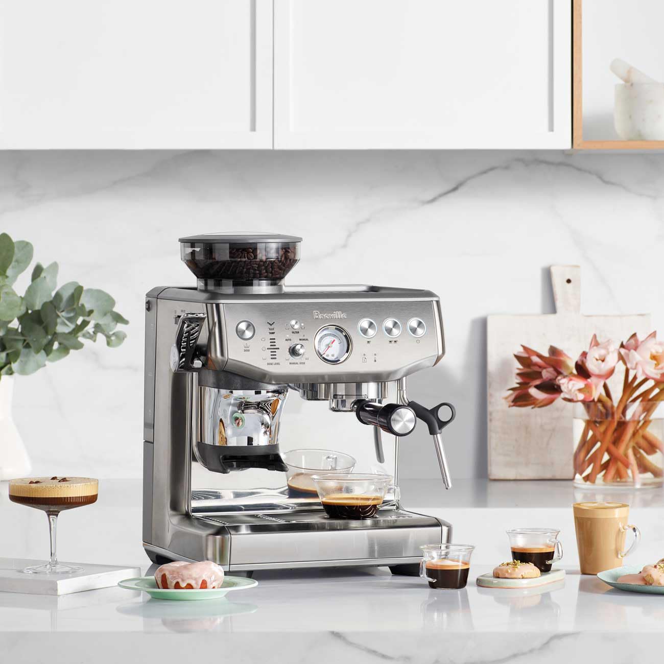 Frossvt 54mm compatibility makes pairing with Breville machines seamless.