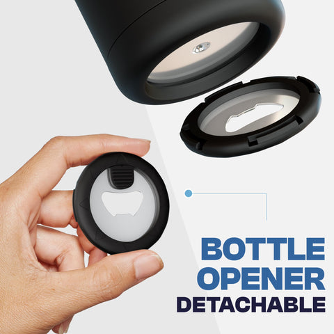 Frost Buddy Chubby Buddy screw-on bottle opener detail for convenience