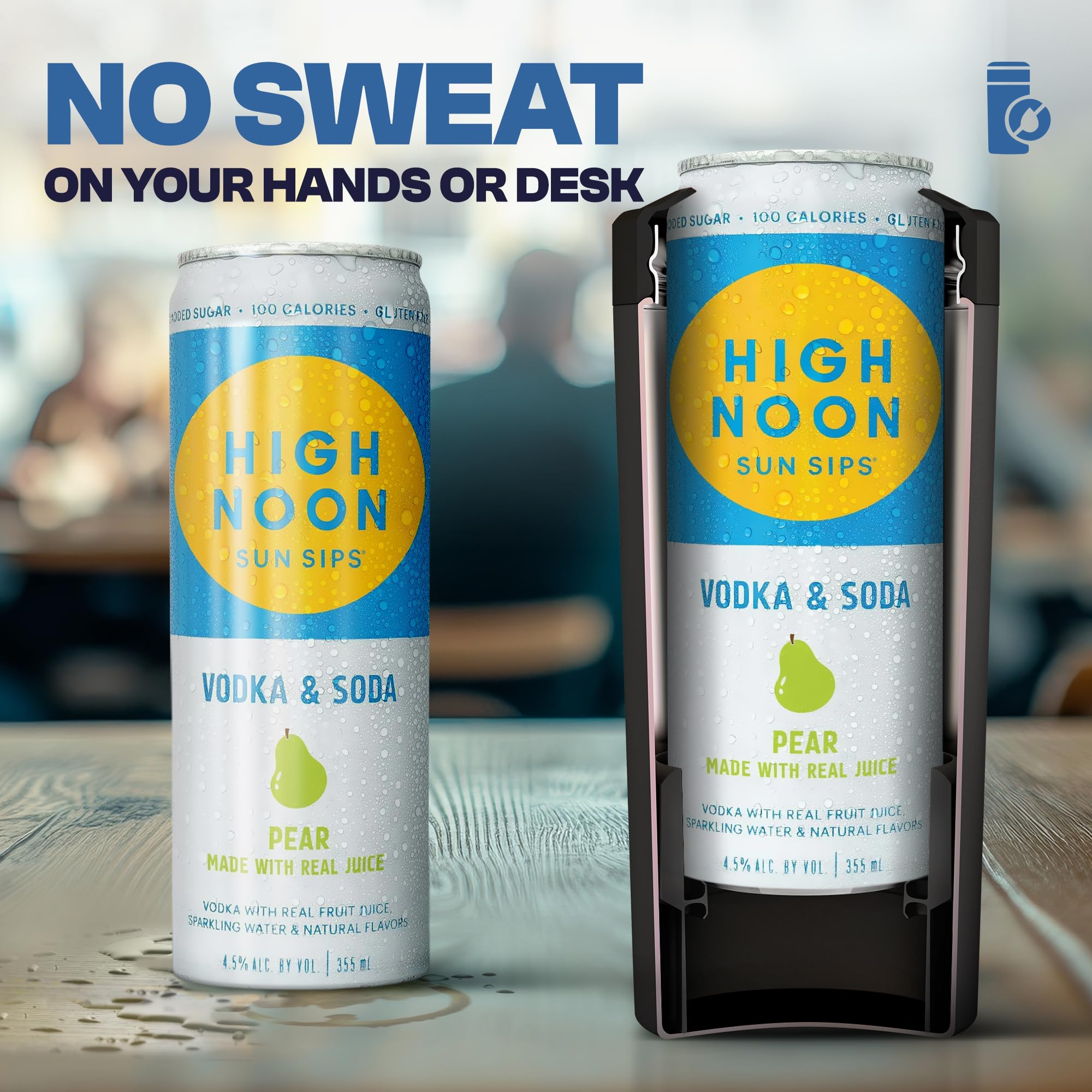 Frost Buddy portable can cooler sitting on a hiking trail.