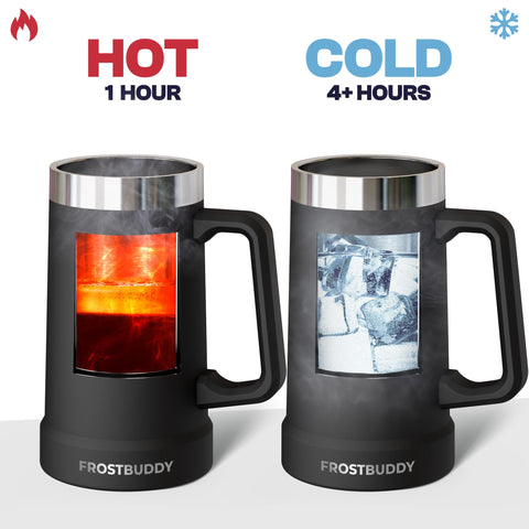Frost Buddy Stein Buddy gift-ready packaging, appeals to beer lovers.