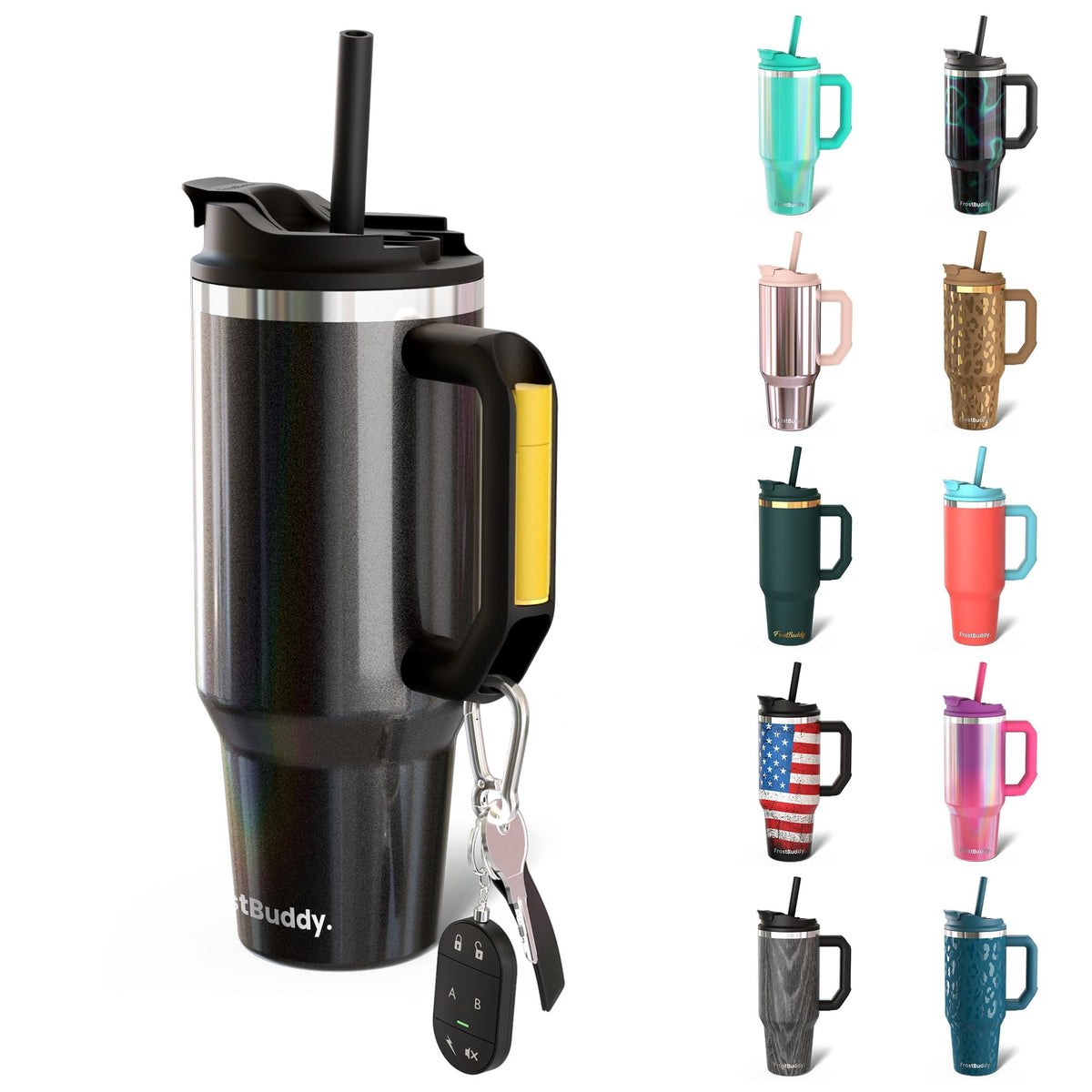 Frost Buddy Thicc Buddy 40oz tumbler with insulated walls keeps drinks hot or cold