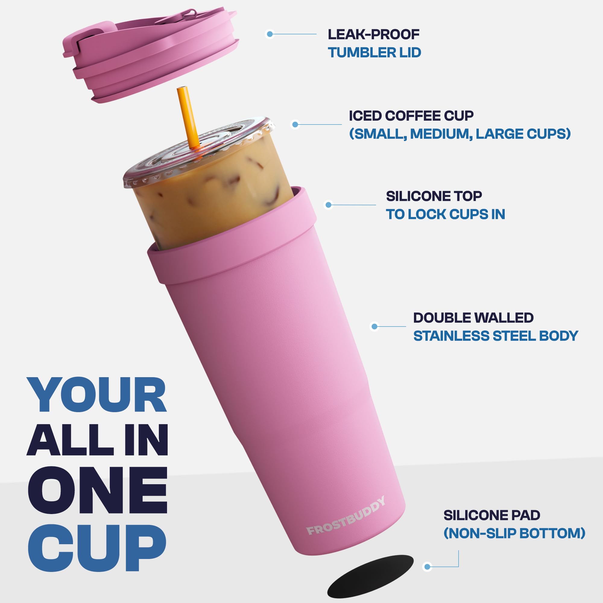 Frost Buddy Togo Buddy 18/8 stainless steel resists flavors and odors.