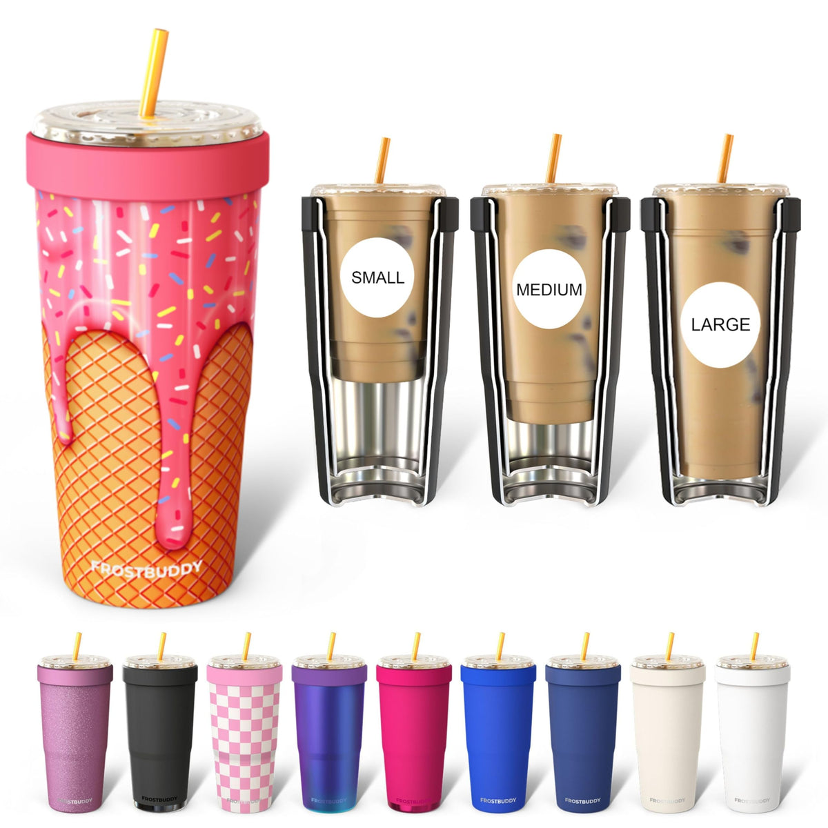 Frost Buddy Togo Buddy 30oz stainless steel body ready for daily on-the-go use.