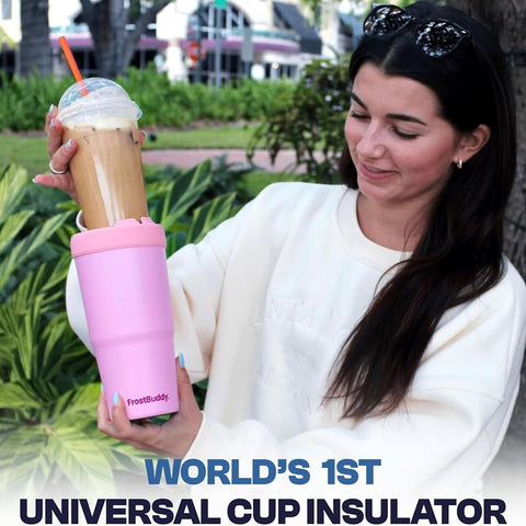 Dunkin collaboration style royal blue color on tumbler.