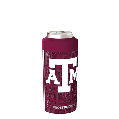 Frost Buddy universal can cooler with 12oz focus keeps drinks icy for hours.