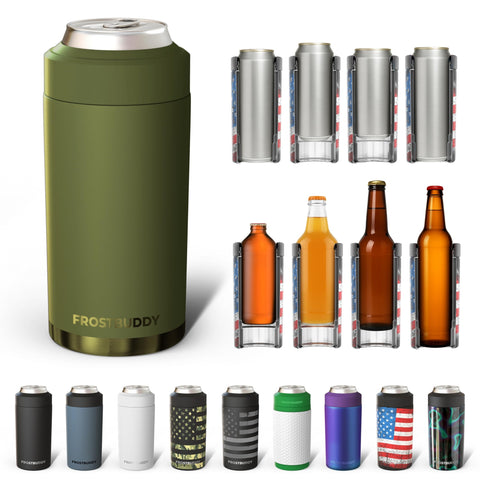 Frost Buddy universal can cooler five sizes keeps drinks flexible and refreshing.