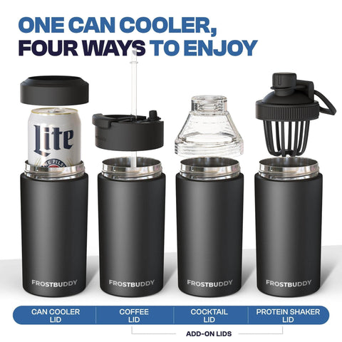 Frost Buddy premium stainless steel beer cooler for everyday adventures.