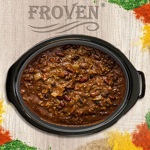 FROVEN colorfast silicone liner preserves flavors and supports versatile recipes